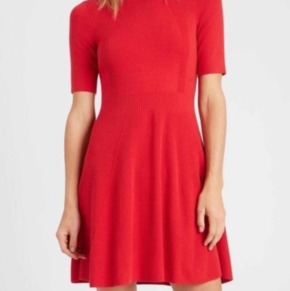 Short knit dress